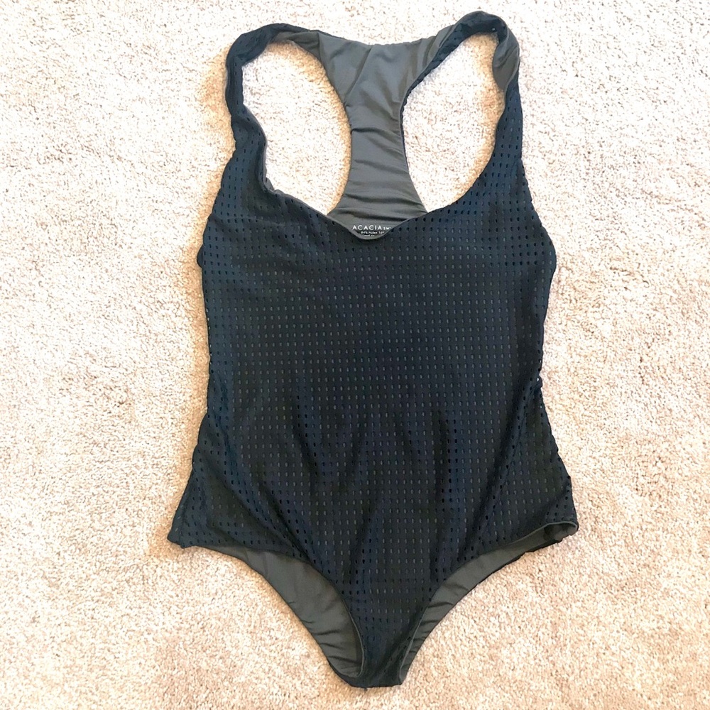Acacia 2018 Sparta Mesh One Piece in Black Beauty